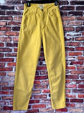 Vintage Guess by George Marciano Women’s Mustard Yellow Chinos Jeans Size 28